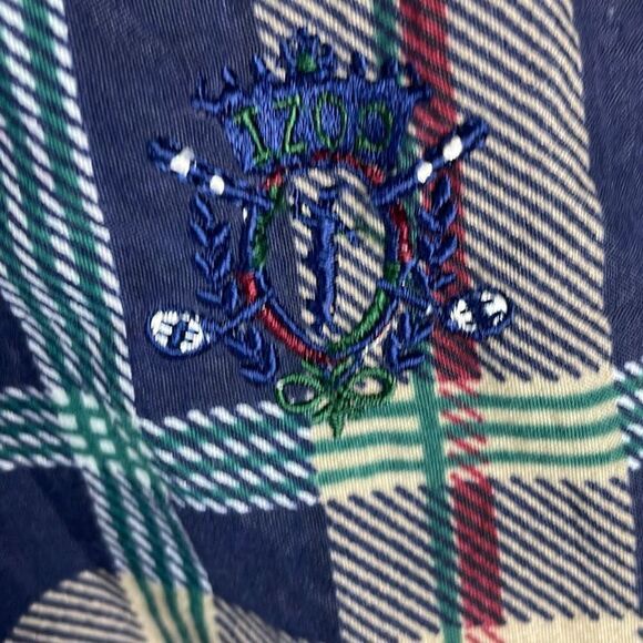 Izod Vtg 90s Plaid Wind Suit 2 Piece Set XL - Picture 7 of 11